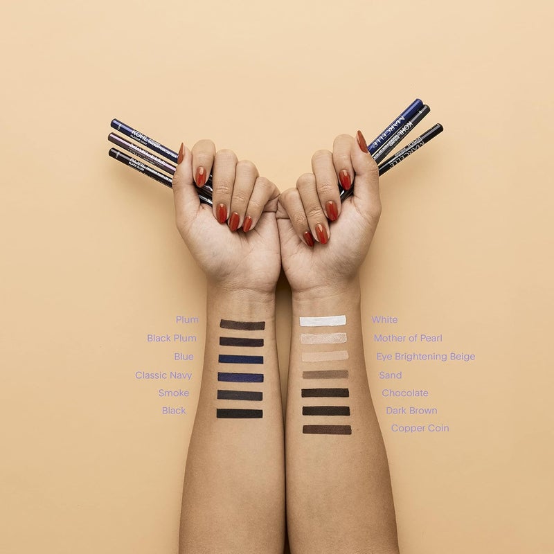 MARCELLE Saffron Kohl Eye Liner - Black Waterproof, Full Coverage, Long Lasting, Enhances Eye Color - Image 3